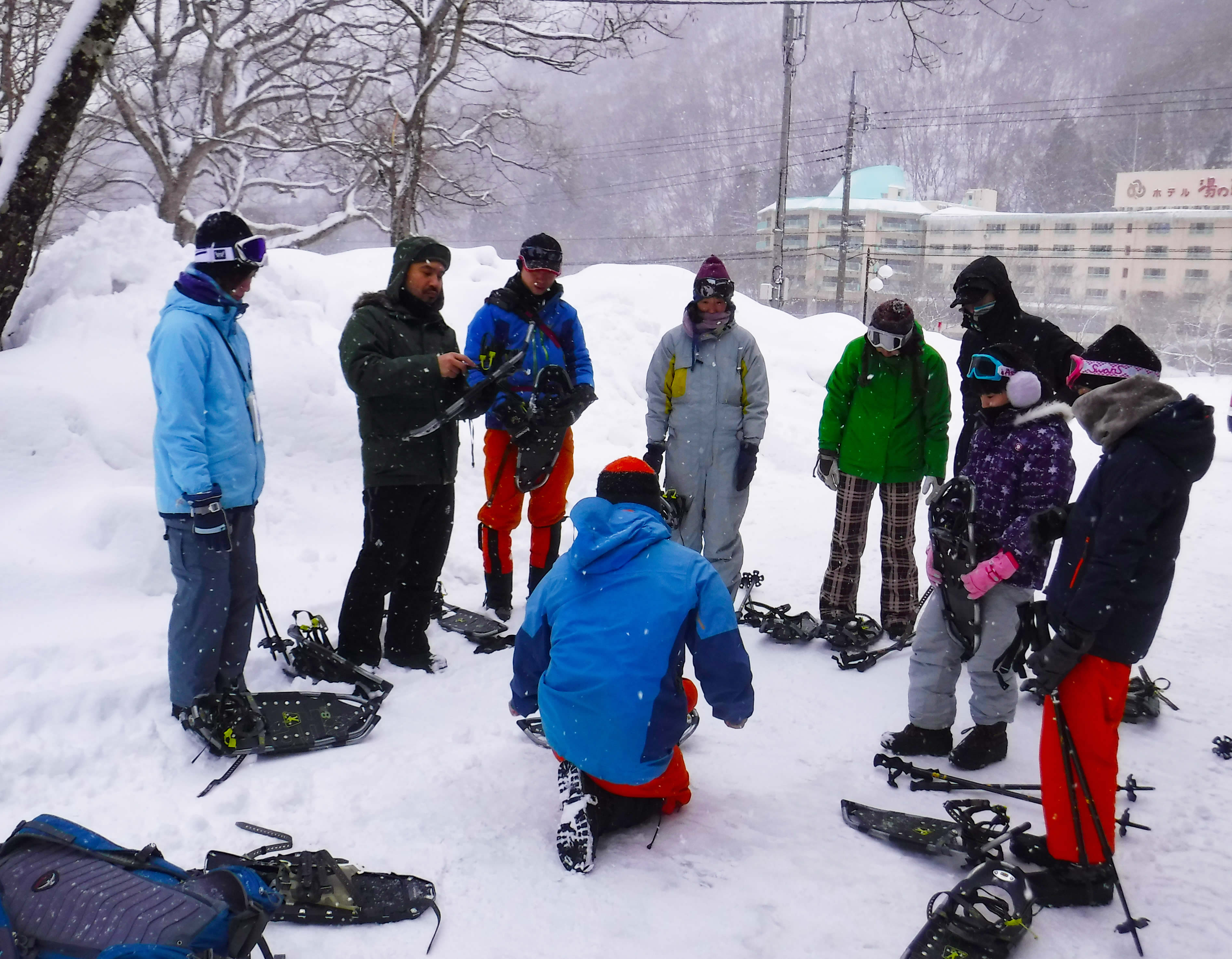 履き方もしっかりレクチャーします