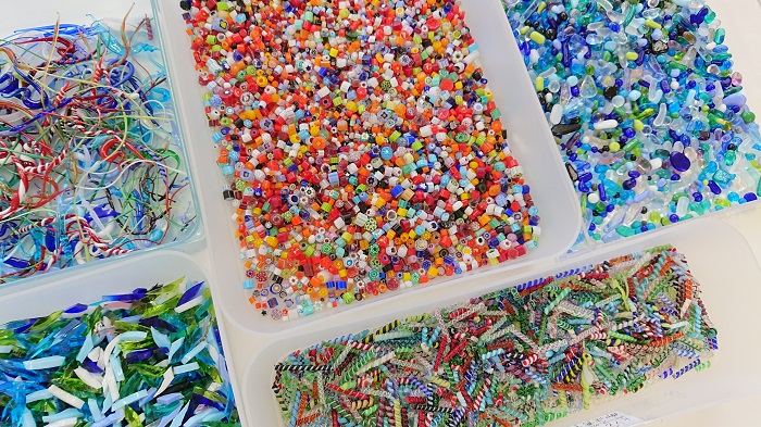 好きなガラスを使い放題♪