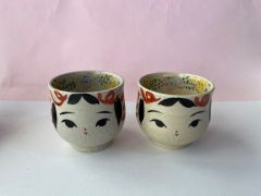 こけしの郷で可愛いこけし湯呑♪