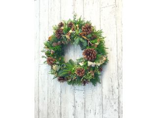 じゃらんクーポン利用可 期間限定クリスマスリース制作8640円 岩橋康子フラワーデザインスクール じゃらん遊び体験