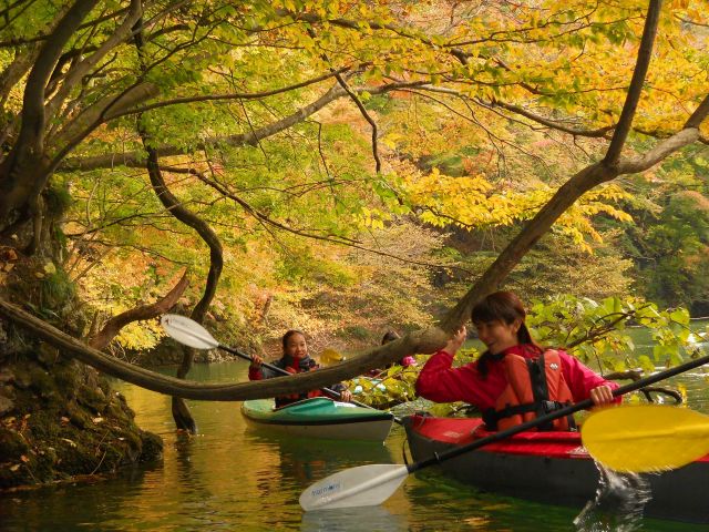 紅葉の見ごろは10月中旬から11月上旬です