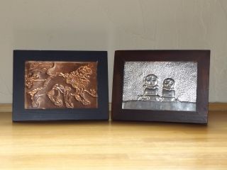 銅板の彫金体験です