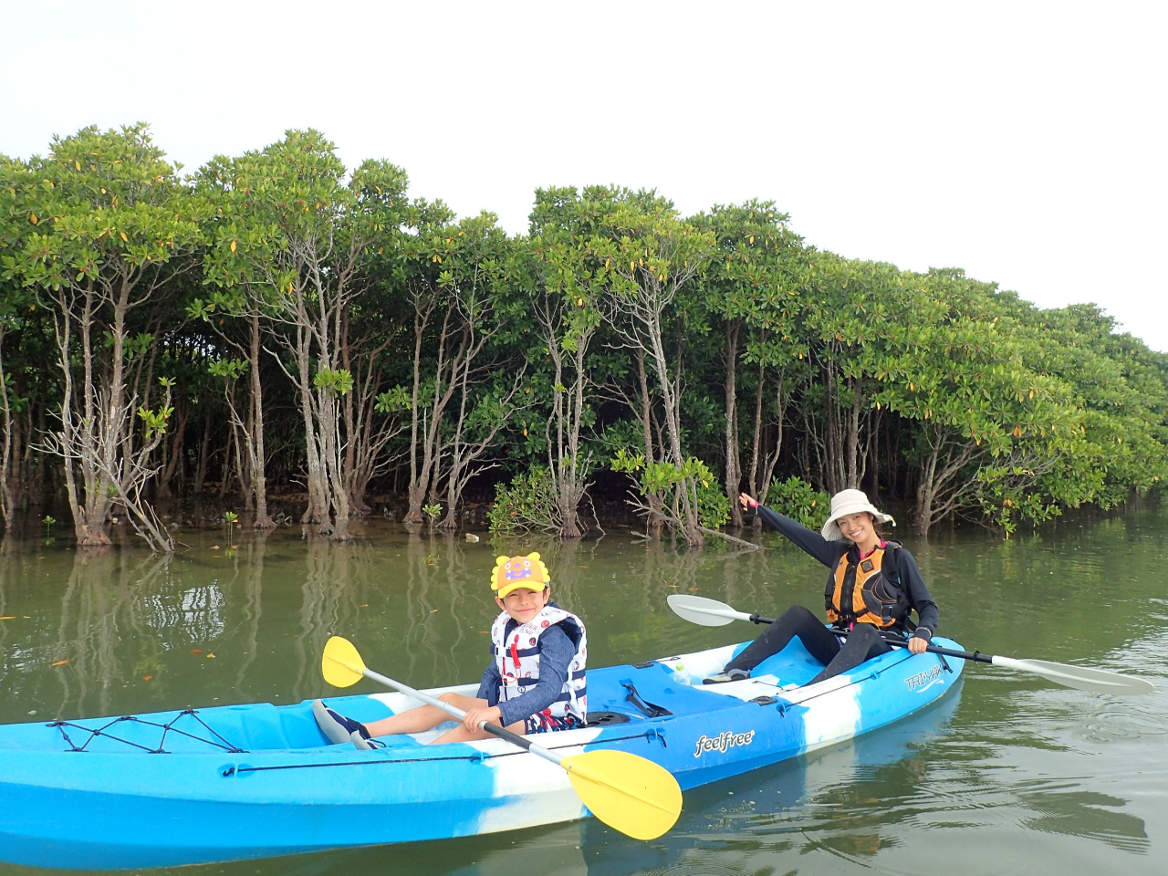水面も穏やかですのでチビッ子もOK