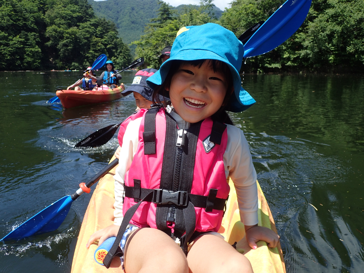 最初は緊張気味だった子もすぐにこの笑顔☆