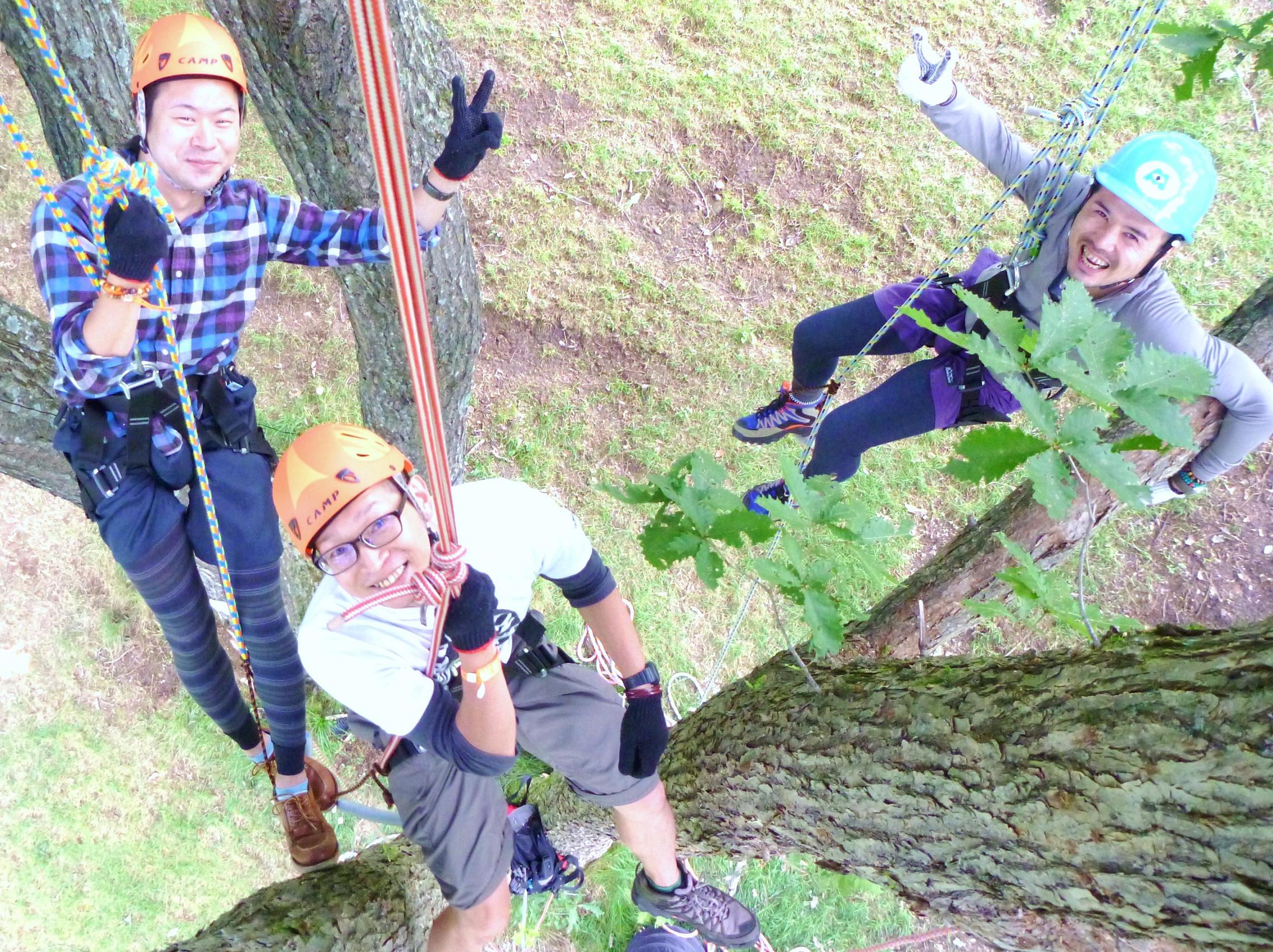 アウトドアアクティビティへの入口！ 木のぼり体験☆/猿山