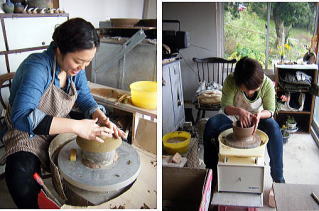 |ろくろ体験 お子様連れファミリー・カップル・女性グループに人気♪