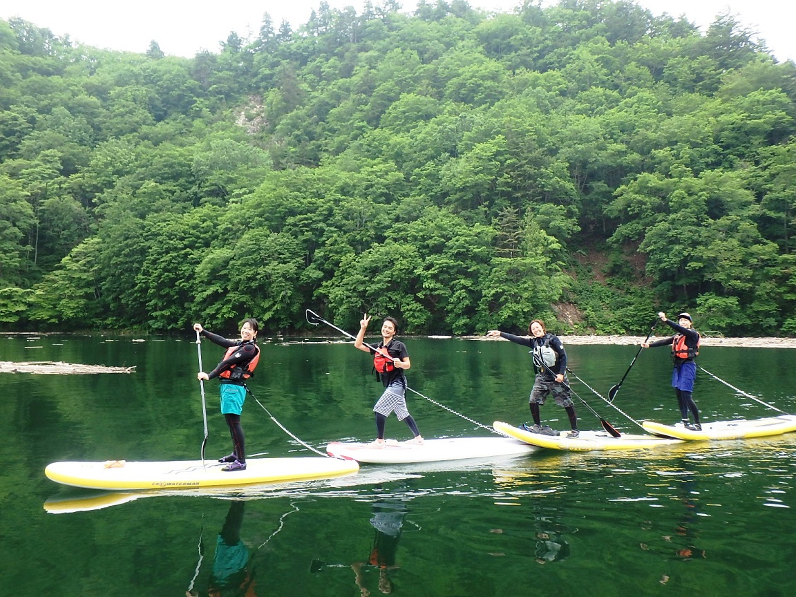 みなかみSUPツアー】自由気ままな水上散歩☆ファミリー・カップル