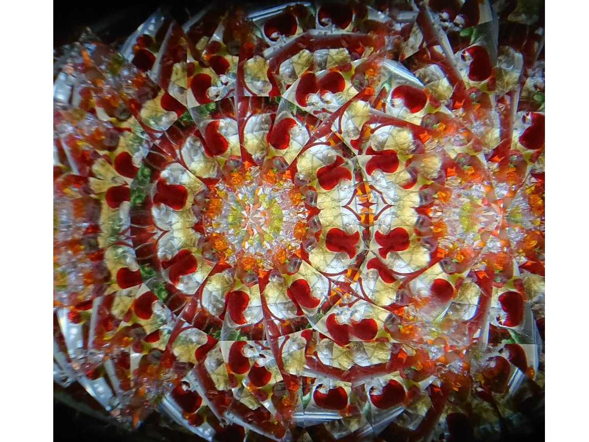 ステンドグラス(楕円の筒にワンドタイプ)の万華鏡手作り教室≪開催日