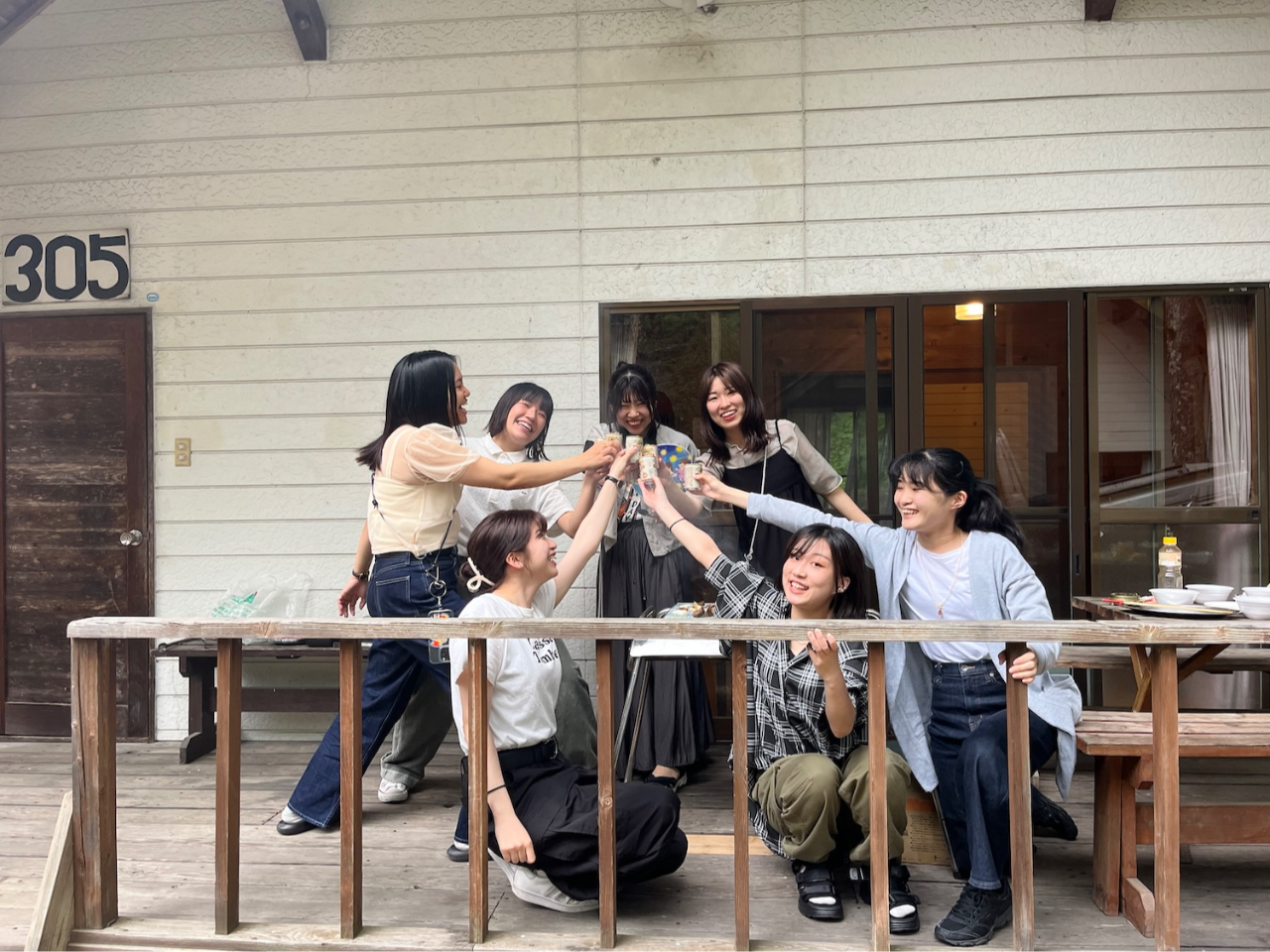 桜清水コテージA棟(4〜8名)貸切日帰りコテージ可