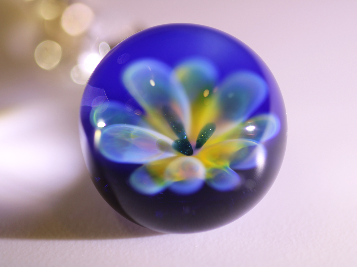 ガラス工芸体験◇シルバーの花模様をガラスの中に◇思い出の品作り◇カップル・ファミ...