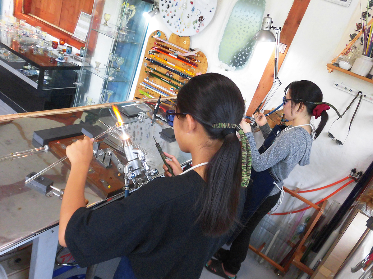 ガラス工芸体験