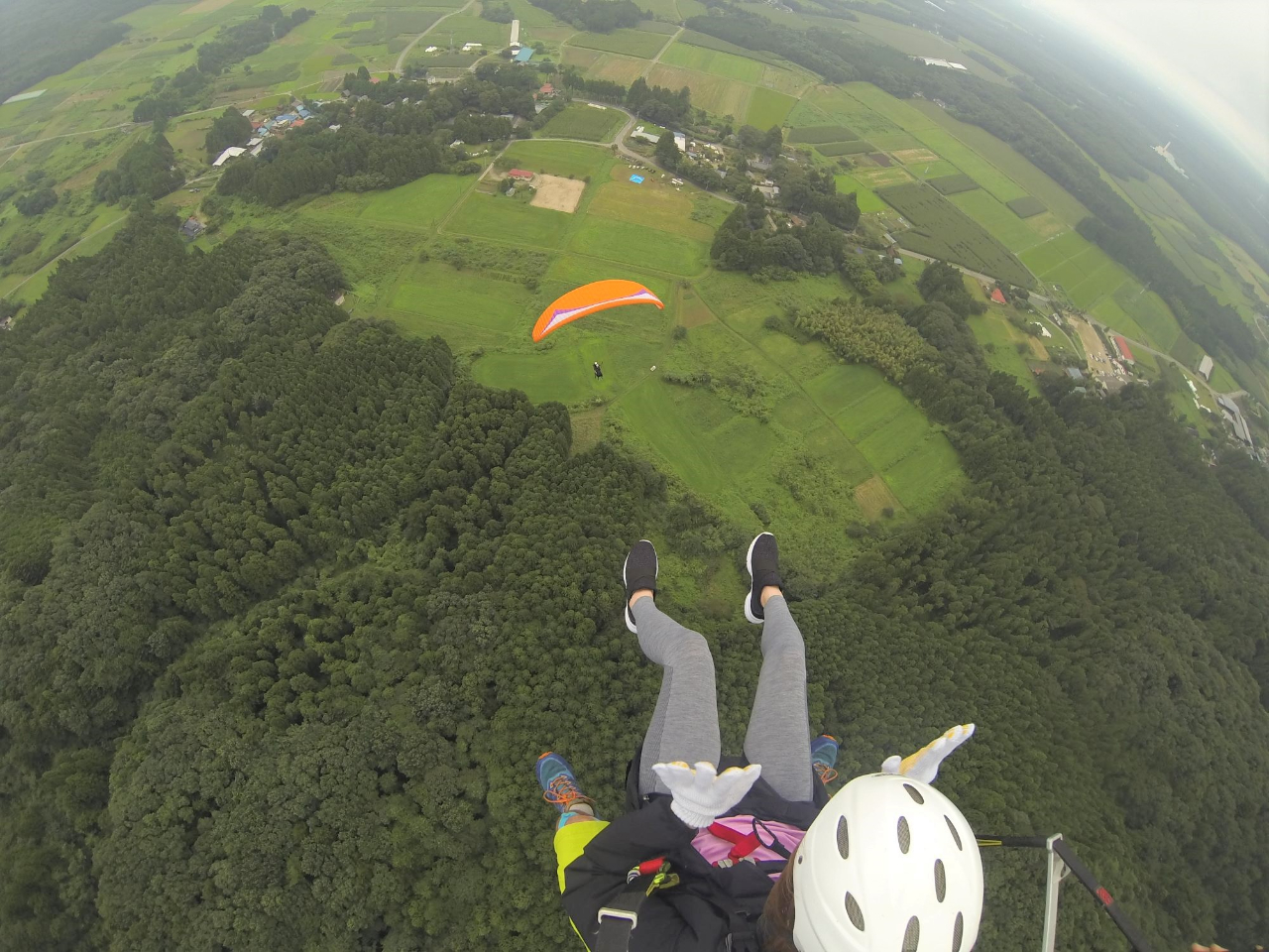 空中は空の散歩をお楽しみください!