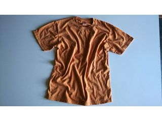 土染を行ったTシャツのサンプル