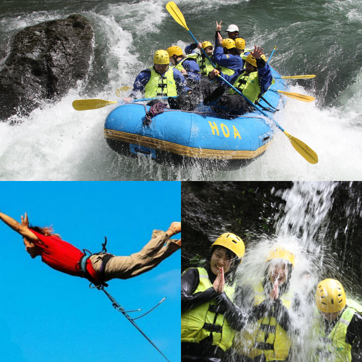 夏の遊びはHOAにお任せ下さい!3つの人気プランから2つを選んで、ランチも付いて【1日まるごと楽しめる】お得なプランです♪