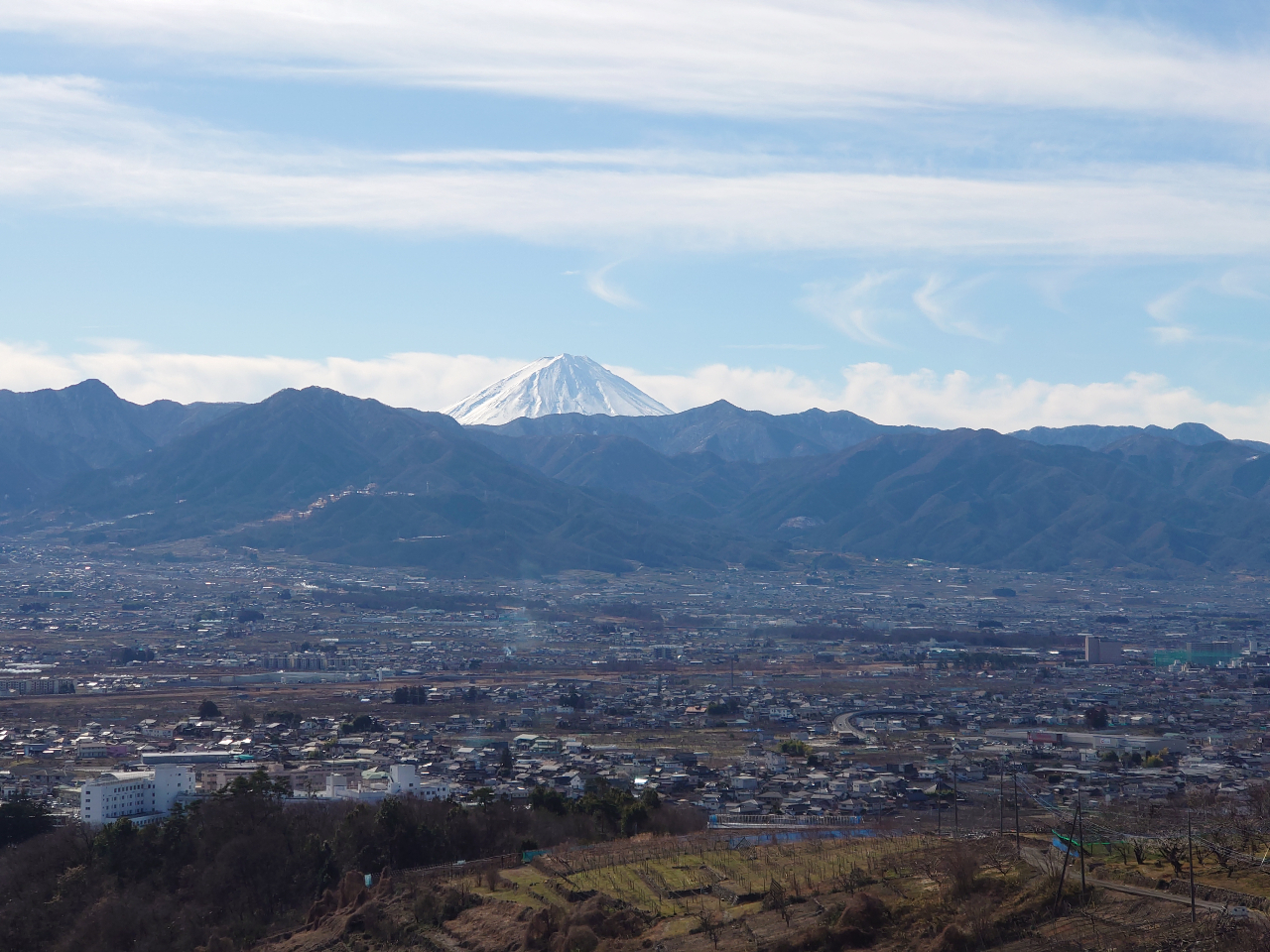 お天気がよければ富士山も♪