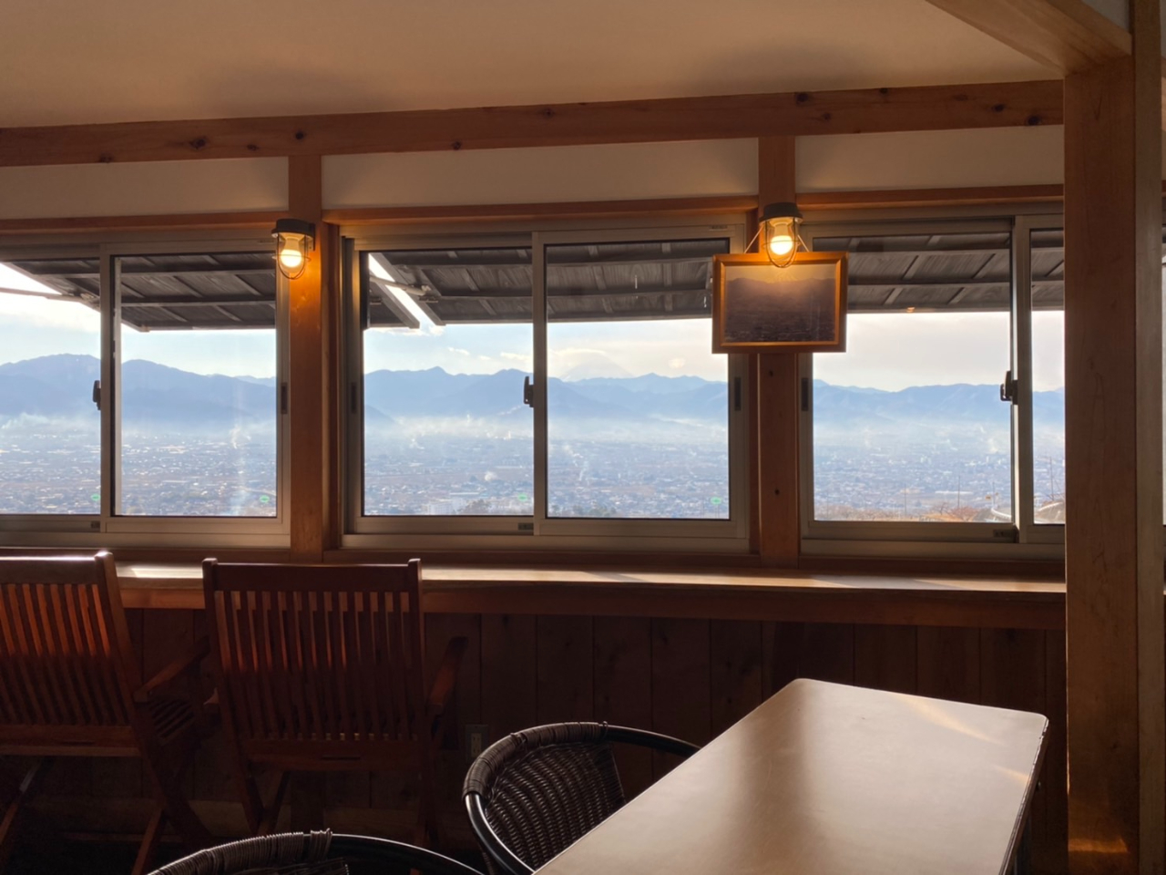 景色の良いカフェ