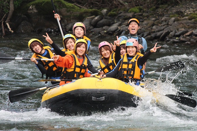 十勝川ラフティング・半日コース(Wラフティング)