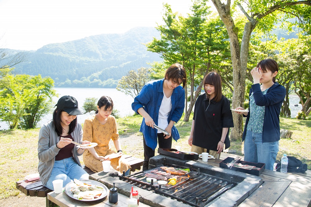 みんなでワイワイBBQ！