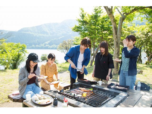 みんなでワイワイBBQ!