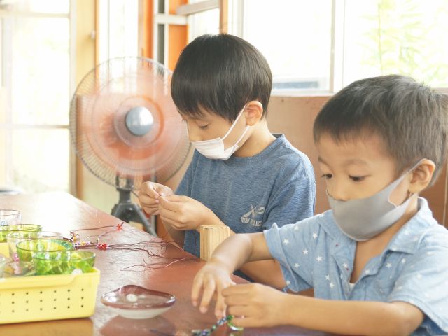 火を使わないのでお子様も安心してご参加いただけます。