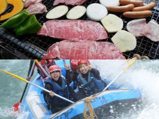 水上のラフティング〜♪