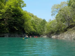 大自然の中をのんびりカヌー♪