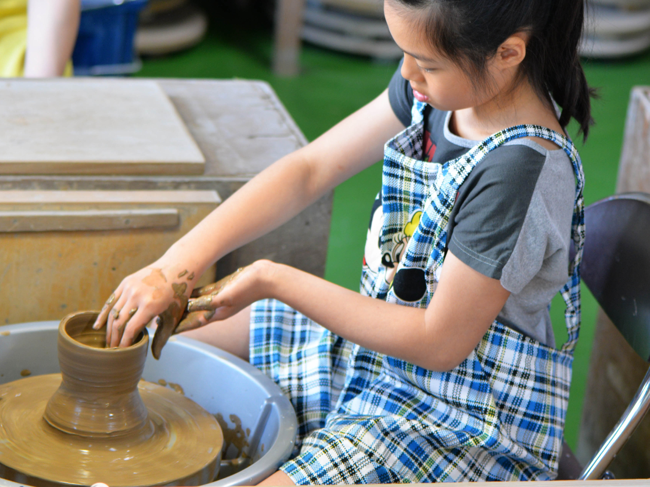 【午前の部】流氷焼陶芸体験(電動ろくろ)10月より