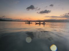 夕日の見え方は日によってさまざまです。