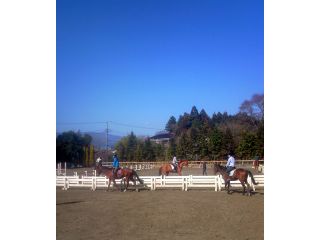 馬場全景こちらで騎乗します
