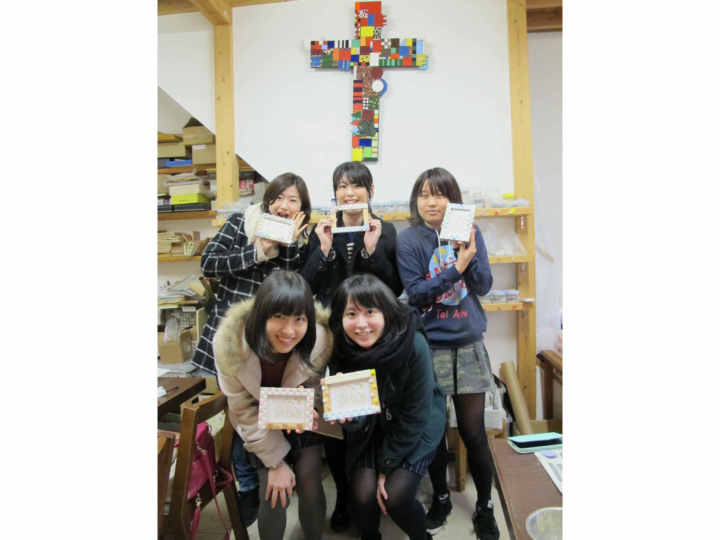 【学生&ご家族応援】4名以上で1名体験料無料可愛い約120色のタイル体験