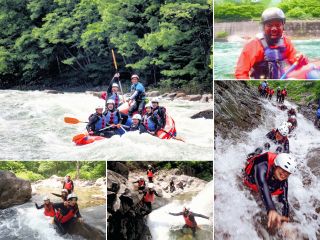 ウォーターアクティビティーの聖地みなかみで開催するラフティングツアーです。春はワールドクラスの激流にチャレンジ、夏は泳ぎや高い岩からのジャンプなど川遊びも満喫!