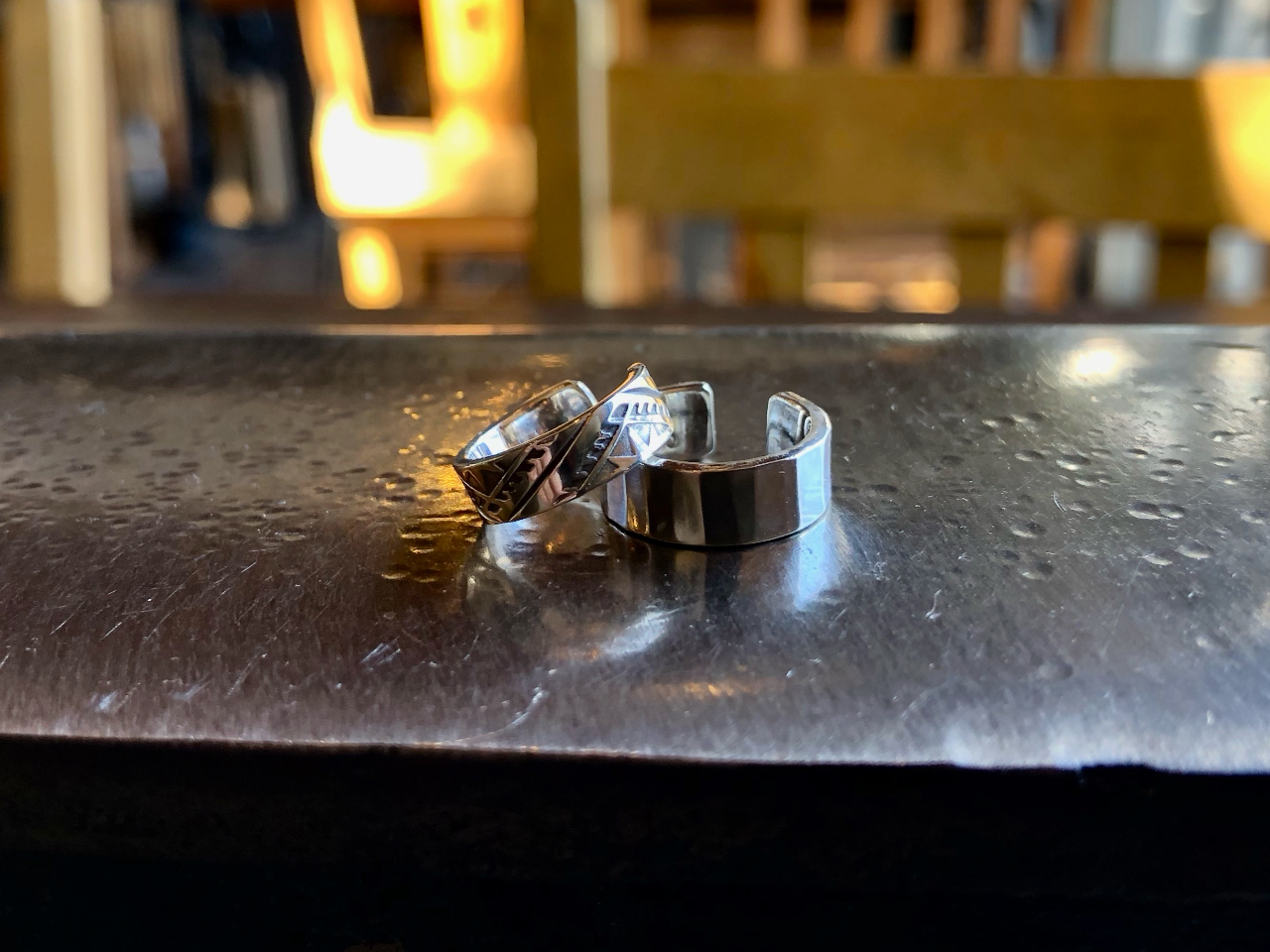 【じゃらん限定】シルバーイヤカフ制作体験4mm幅 金槌で叩いて模様を付けるシンプ...