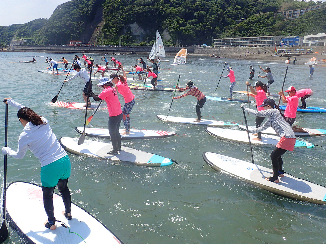 経験者向け・午前】神奈川・逗子でサップ（SUP）ステップアップ