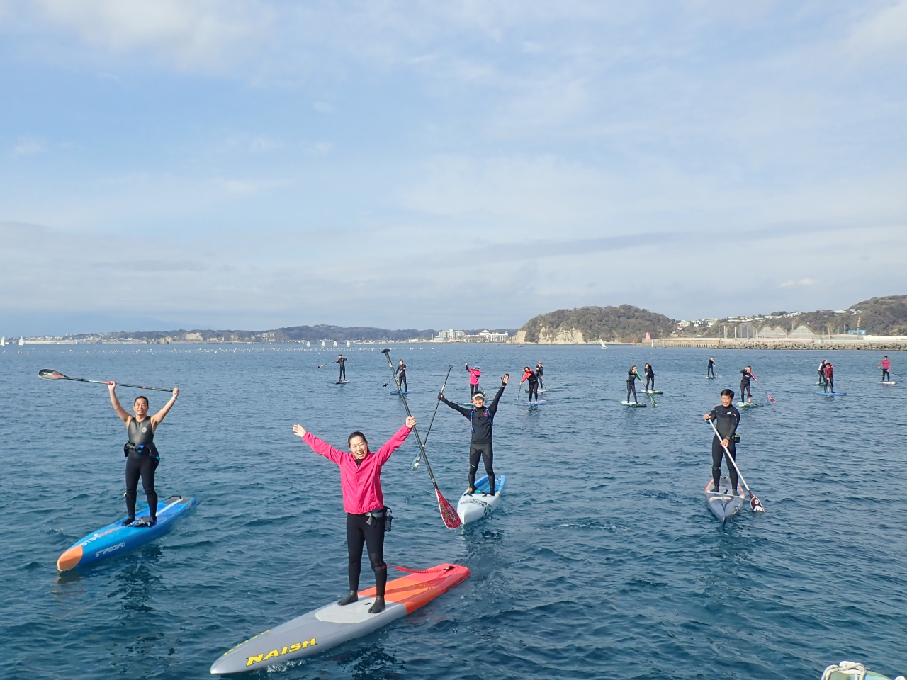 【逗子で手渡し】ビルフット　8'10 SUP スタンドアップ 逗子】☆逗子海岸SUP☆スタンドアップパドル体験♪（所要時間：約2時間
