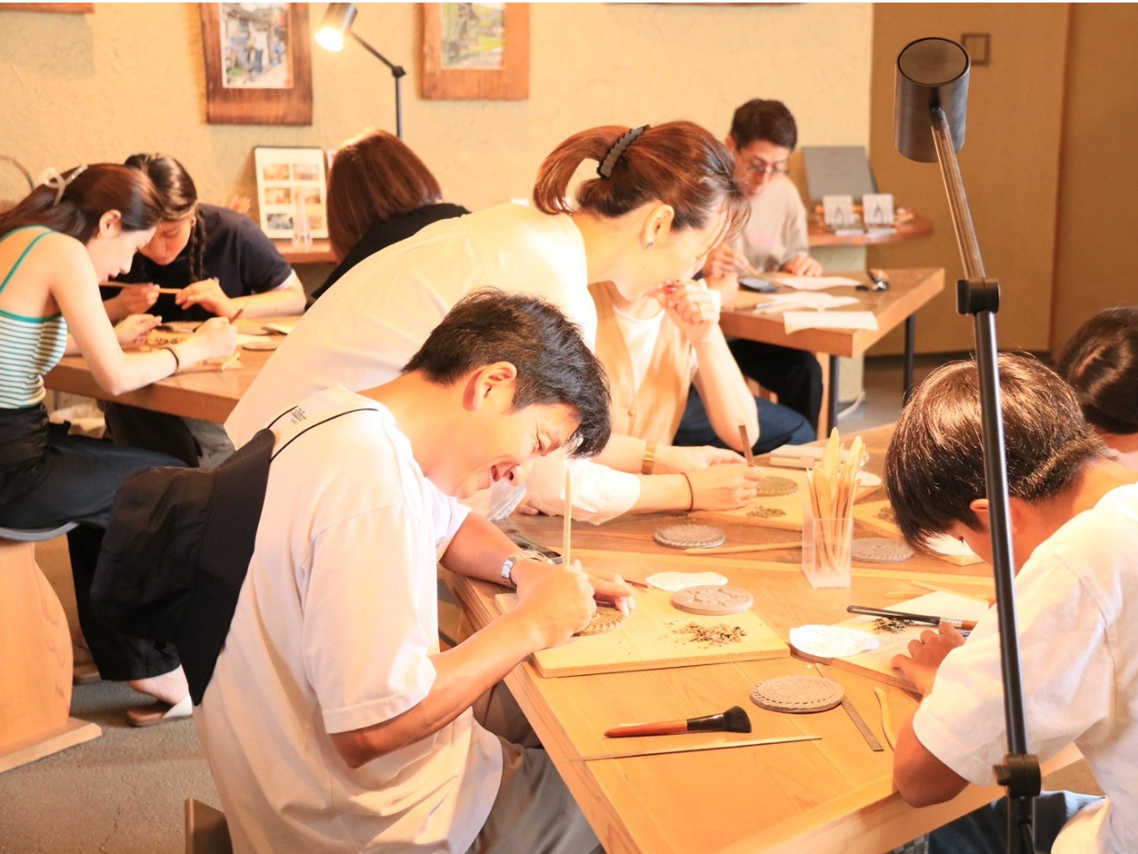 あーだこーだ言いながらの時間はあっという間♪作業はそれぞれの個性や性格が出てそれもまた面白い発見がたくさんあります!