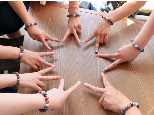 完成後はみんなでイエーイ!!