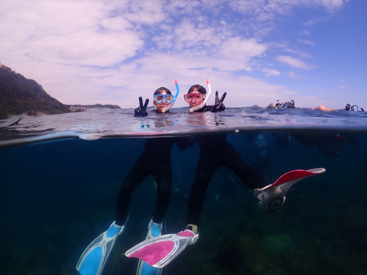 【シュノーケル×初心者おすすめ】◆人気の城ヶ崎海岸でシュノーケリングを体験♪体が...