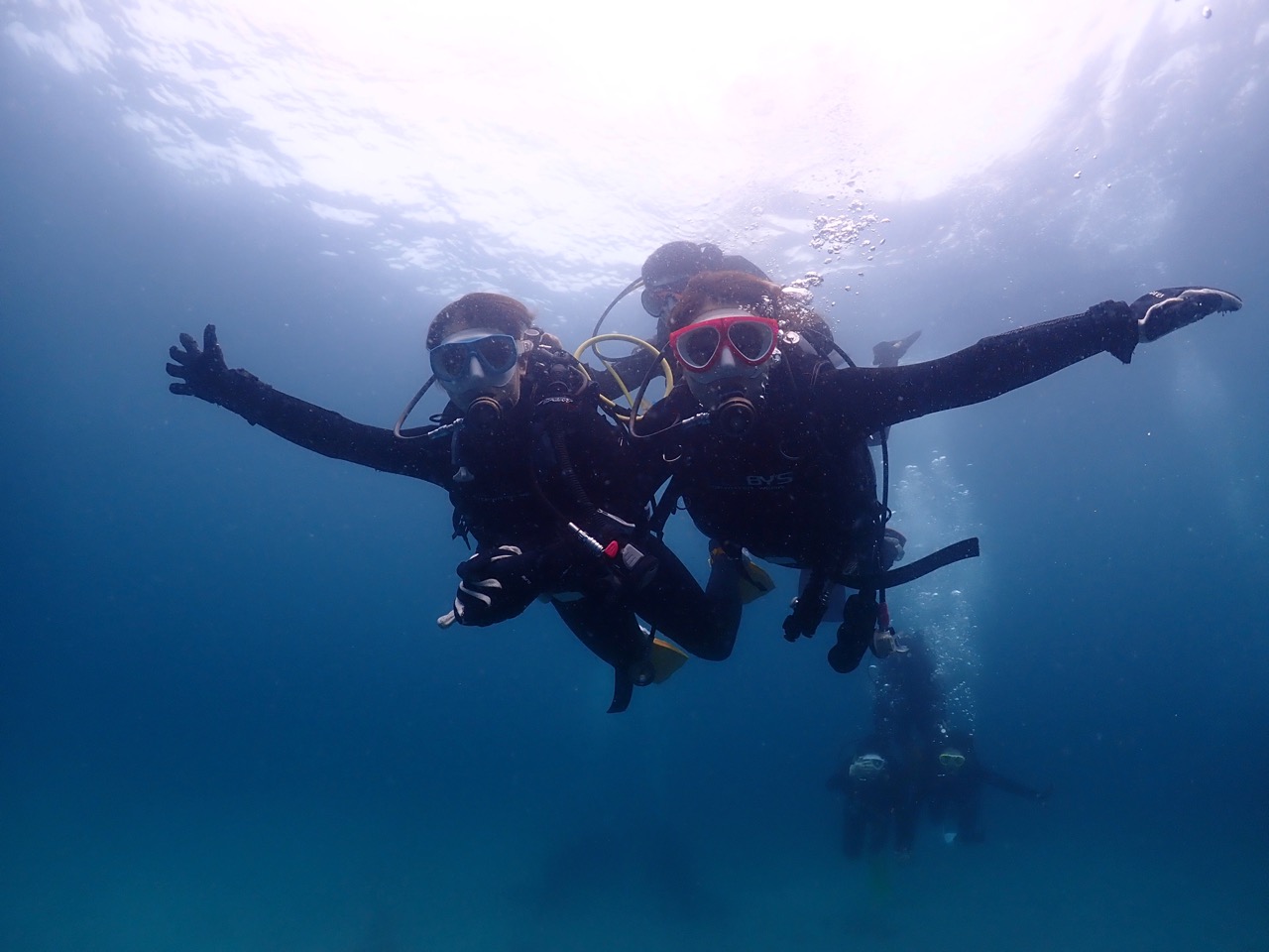 ダイビングの浮遊感、サイコー♪♪♪