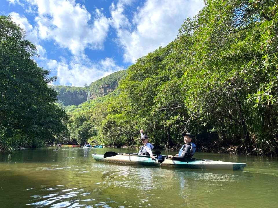 滝が見えてきた!