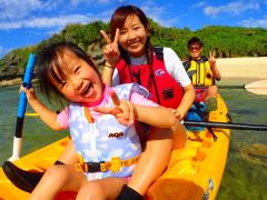 子供用パドルもあるのでお子様も達成感を味わえます☆