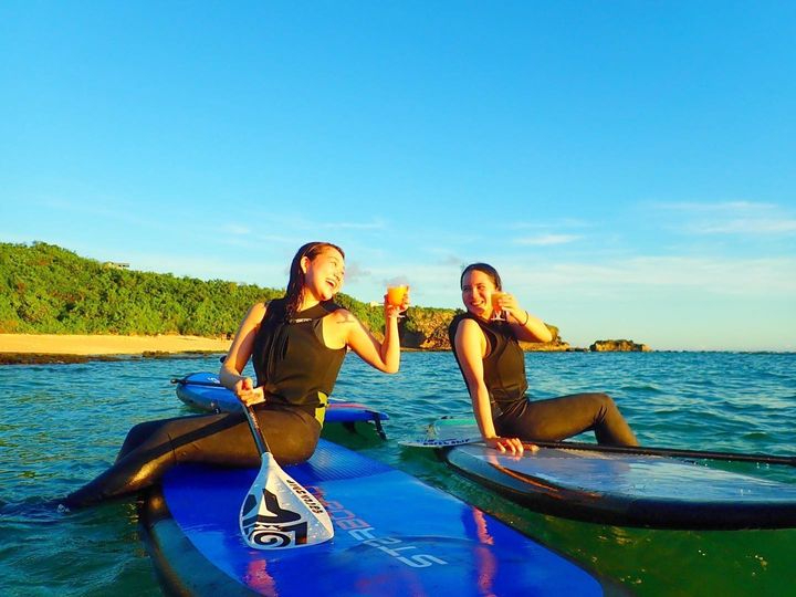 サンセットドリンクで乾杯♪