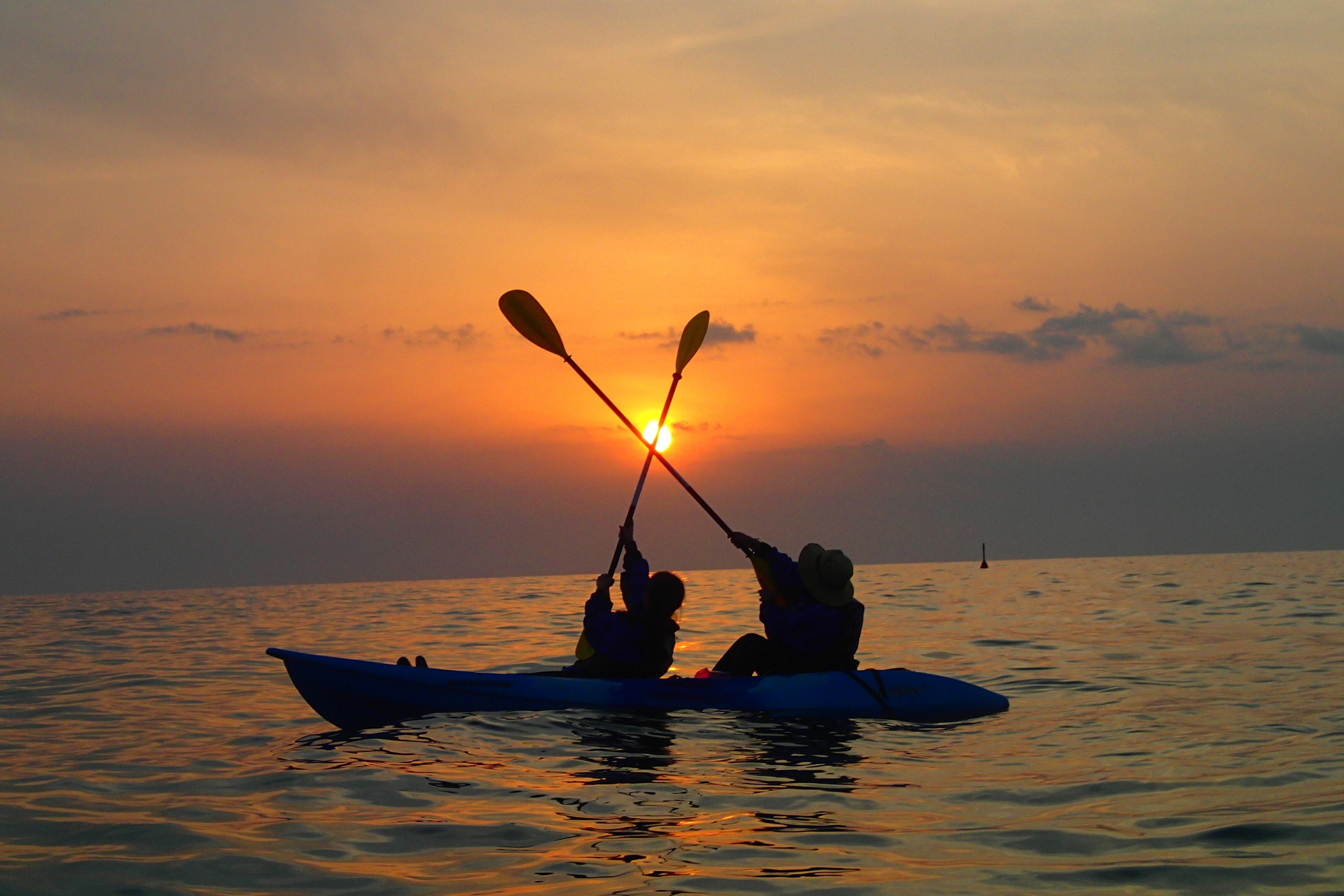 太陽に向かってハイ!ポーズ!!