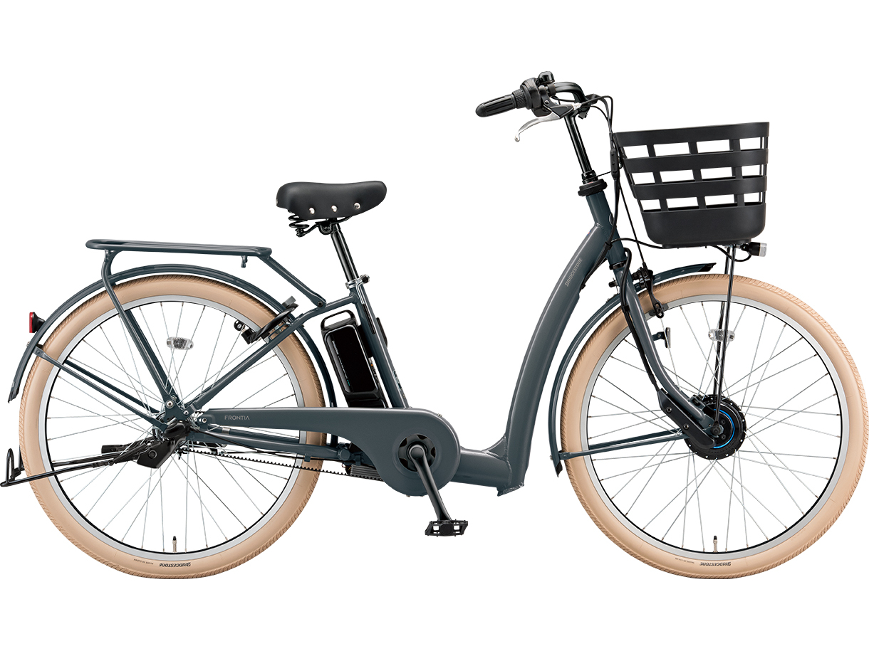 乗降りのしやすさと長航続距離が自慢のフロンティア。同スペックのステップクルーズeも