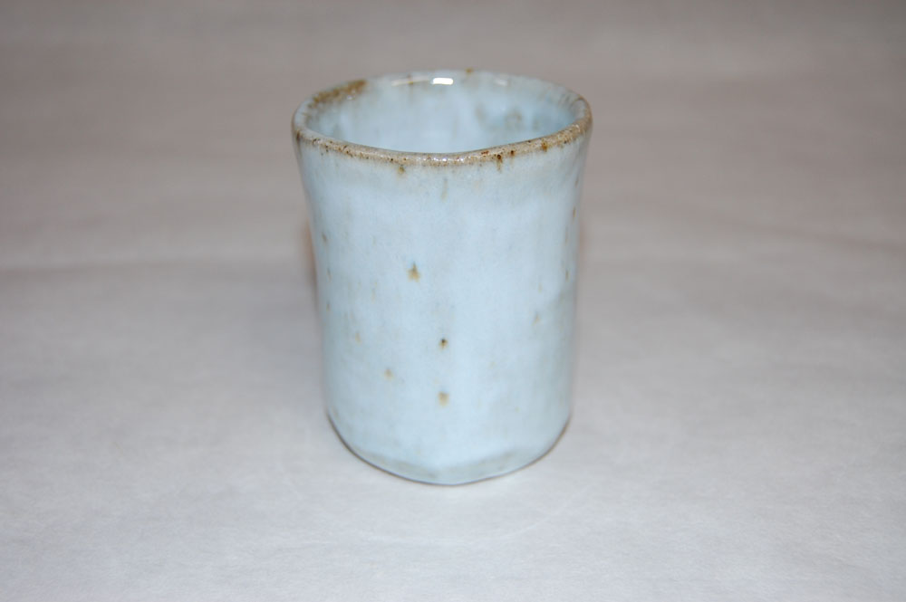 ひも作りで作った湯呑