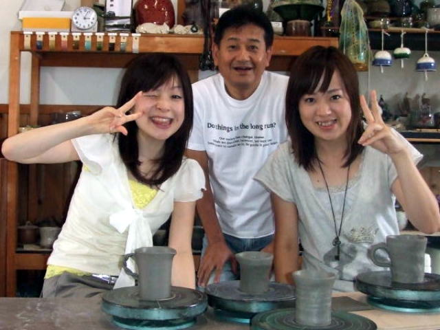陶芸一人2品体験です