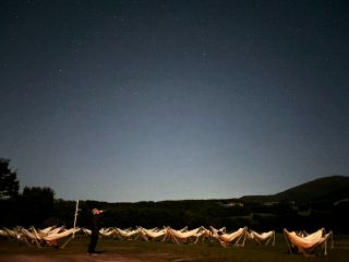 星空ハンモック