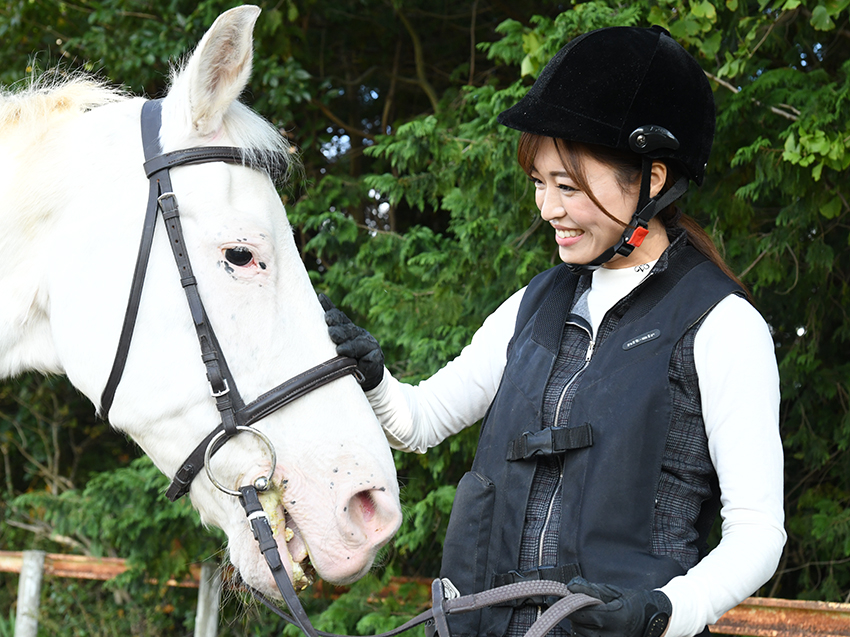 馬とのふれあい♪