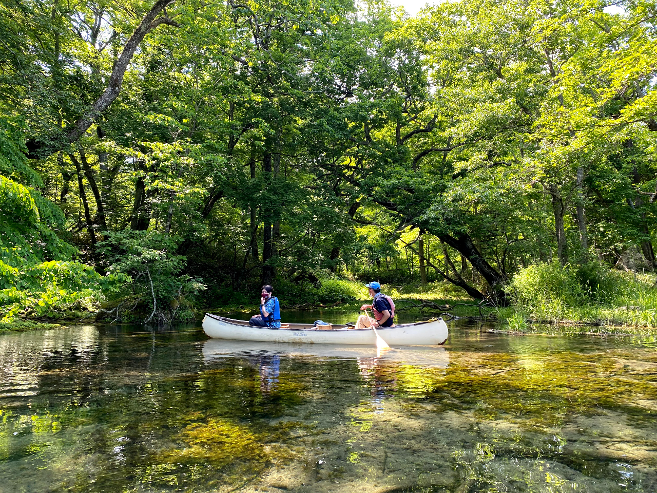 釧路川源流カヌーツアー【みどり橋コース】約3.5㎞ 1.5時間→1名様のみで参加