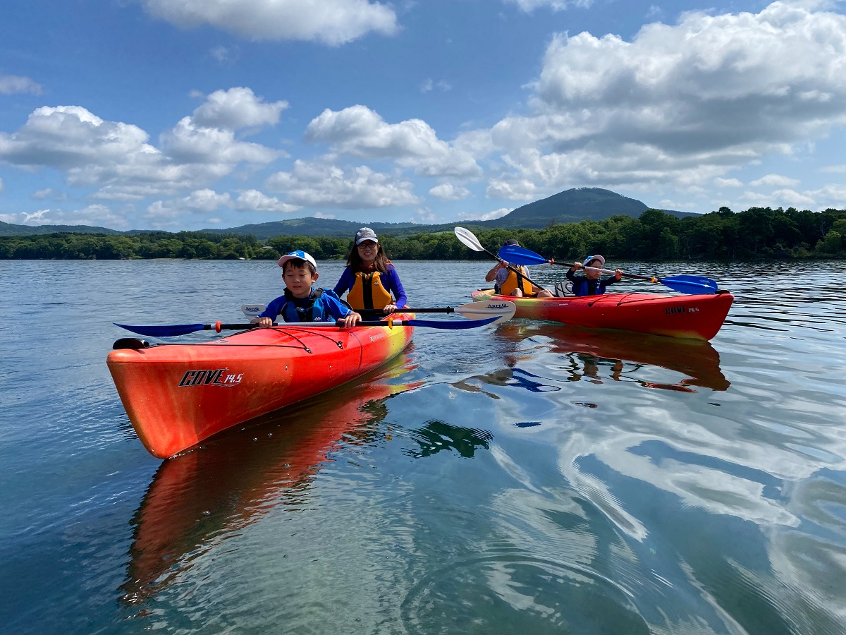 屈斜路湖 コタンカヤック 2名様以上で参加