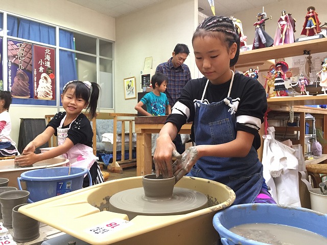 ろくろが初めてでも大丈夫!